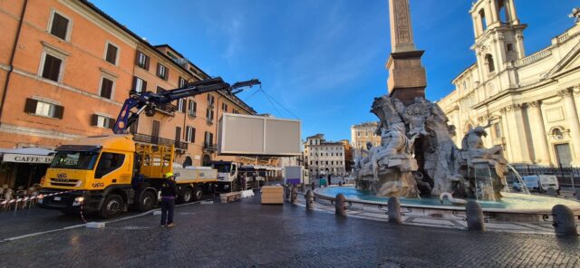 roma cantiere piazza navona