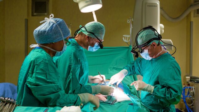 sala operatoria cardiochirurgia